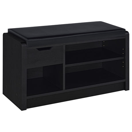 Furniture City Houma - Coaster - Arrington Storage Bench Black - 910323