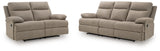 Furniture City Houma - Ashley Furniture - Side-Swipe Reclining Sofa and Loveseat - Reclining Sofa and Loveseat / Mocha - PC91405U1