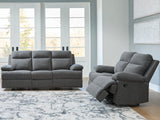 Furniture City Houma - Ashley Furniture - Side-Swipe Reclining Sofa and Loveseat - Reclining Sofa and Loveseat - PC91406U1