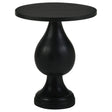 Furniture City Houma - Coaster - Dianella Round Pedestal Base Accent Side Table Black Stain - 915108