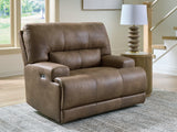 Furniture City Houma - Ashley Furniture - Beckley Place Living Room - PWR Recliner/ADJ Headrest / Earth - PC9180282