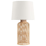 Furniture City Houma - Coaster - Nairobi Empire Shade Handwoven Rattan Table Lamp Natural - 920013