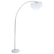 Furniture City Houma - Coaster - Shirley 86-inch Hanging Crystal Arc Metal Floor Lamp Chrome - 920065