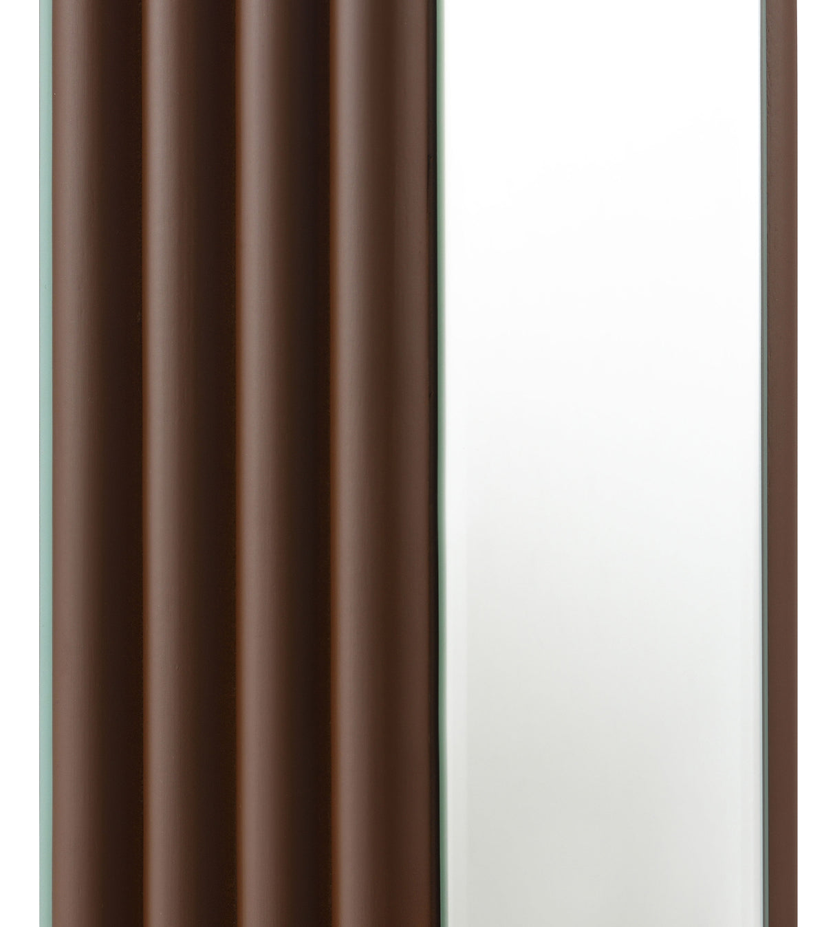 Elena 30-inch Square Tapered Mirrored Table Lamp Brown