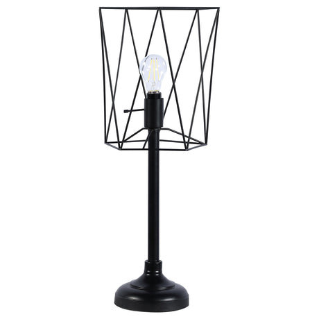 Furniture City Houma - Coaster - Mayfield 26-inch Open Frame Torch Table Lamp Black - 920197