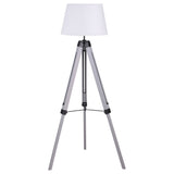 Furniture City Houma - Coaster - Dayton 56-inch Empire Shade Metal Tripod Floor Lamp Grey - 920212