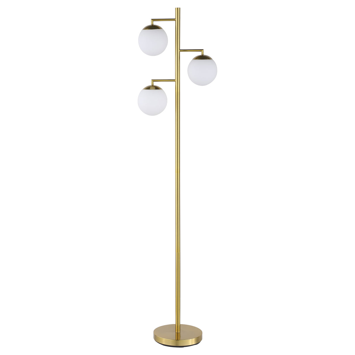 Furniture City Houma - Coaster - Sena 66-inch Spherical Bulb Tree Metal Floor Lamp Gold - 920214