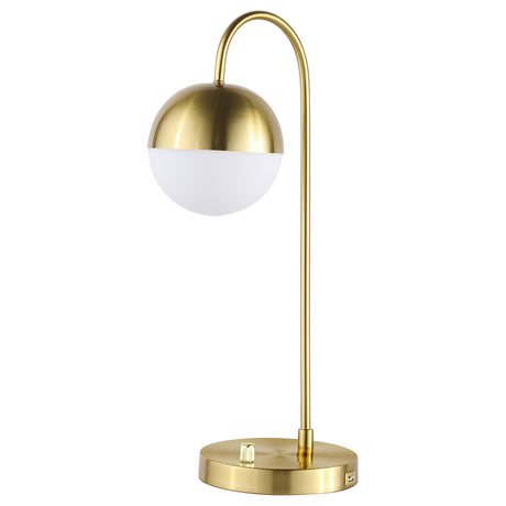 Furniture City Houma - Coaster - Merrick 21-inch Spherical Arched Bedside Table Lamp Gold - 920216
