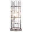 Furniture City Houma - Coaster - Wanda 20-inch Crystal Shade Bedside Table Lamp Black - 920234
