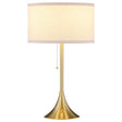 Furniture City Houma - Coaster - Elmira 24-inch Drum Shade Metal Table Lamp Gold - 920241