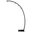 Furniture City Houma - Coaster - Cody 78-inch Spherical 5-light Arc Metal Floor Lamp Black - 920242