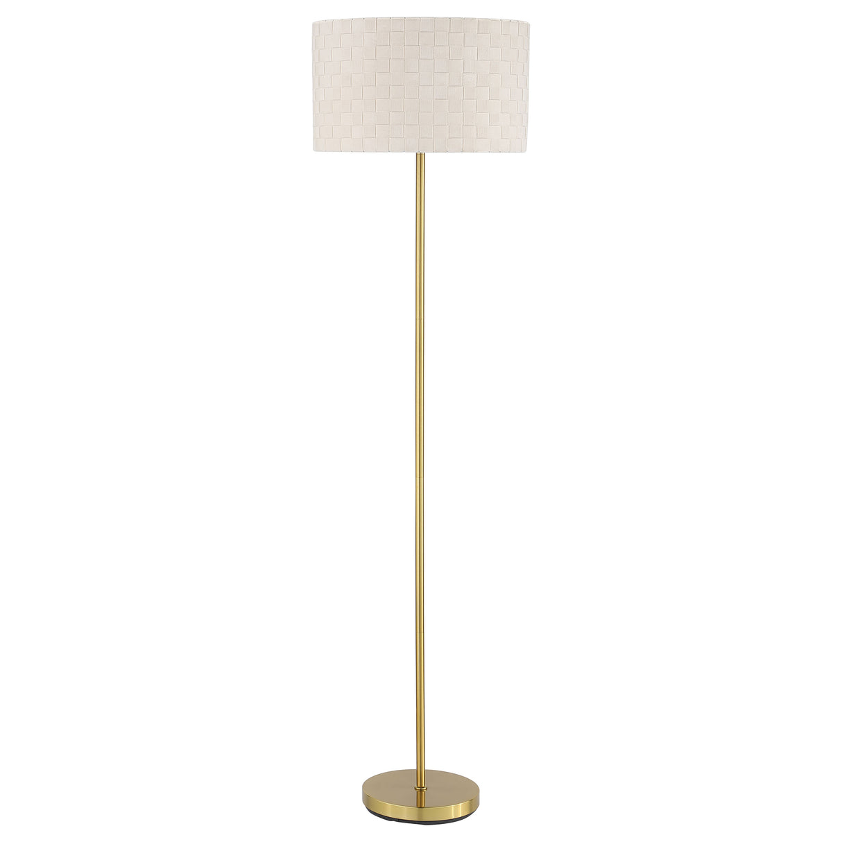 Furniture City Houma - Coaster - Ramiro 66-inch Drum Shade Metal Floor Lamp Gold - 920303