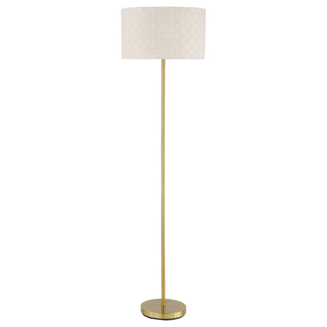 Furniture City Houma - Coaster - Ramiro 66-inch Drum Shade Metal Floor Lamp Gold - 920303