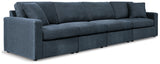 Furniture City Houma - Ashley Furniture - Modmax Sectional - RAF 4-Piece Sectional / Ink - 92101S10