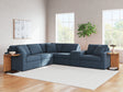 Furniture City Houma - Ashley Furniture - Modmax 6-Piece Sectional - RAF 6-Piece Sectional / Granite - 92104S14