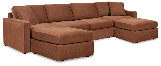 Furniture City Houma - Ashley Furniture - Modmax 4-Piece Sectional and 2 Ottomans - 4-Piece Sectional and 2 Ottomans - 92102U1