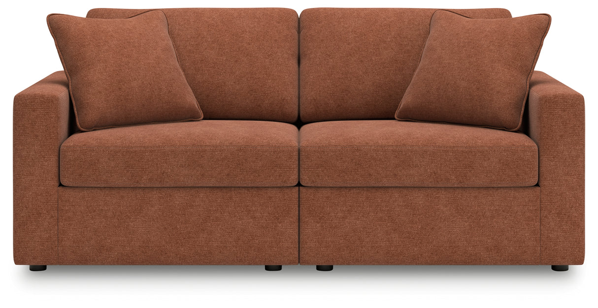 Modmax 3-Piece Sectional Sofa, 2-Piece Sectional Loveseat and Swivel Glider Recliner