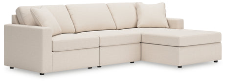 Furniture City Houma - Ashley Furniture - Modmax 3-Piece Sectional with Chaise - RAF 3-Piece Sectional with Chaise / Ink - 92121S17