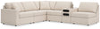 Furniture City Houma - Ashley Furniture - Modmax 6-Piece Sectional - RAF 6-Piece Sectional / Oyster - 92103S23
