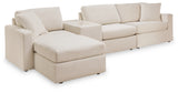 Furniture City Houma - Ashley Furniture - Modmax 4-Piece Sectional and Ottoman - 4-Piece Sectional and Ottoman / Oyster - 92103U12