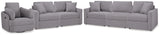 Modmax 3-Piece Sectional Sofa, 2-Piece Sectional Loveseat and Swivel Glider Recliner