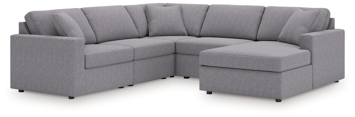 Furniture City Houma - Ashley Furniture - Modmax 5-Piece Sectional with Chaise - RAF 5-Piece Sectional with Chaise - 92104S68