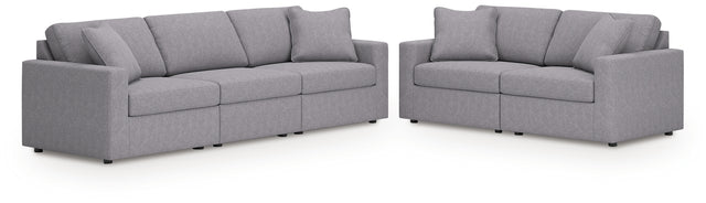 Furniture City Houma - Ashley Furniture - Modmax 3-Piece Sectional Sofa and 2-Piece Sectional Loveseat - 3-Piece Sectional Sofa and 2-Piece Sectional Loveseat - 92104U20