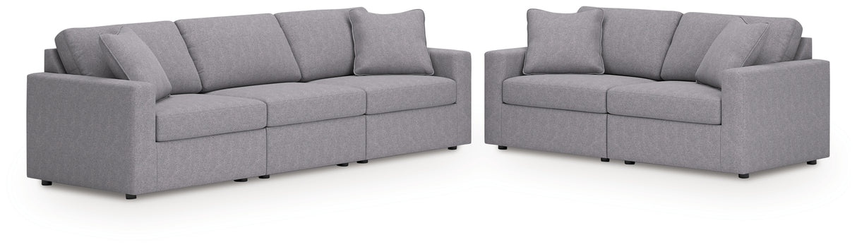 Modmax 3-Piece Sectional Sofa and 2-Piece Sectional Loveseat