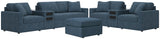 Furniture City Houma - Ashley Furniture - Modmax 4-Piece Sectional Sofa, 3-Piece Sectional Loveseat and Ottoman - 4-Piece Sectional Sofa, 3-Piece Sectional Loveseat and Ottoman - 92121U25
