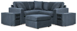 Furniture City Houma - Ashley Furniture - Modmax 5-Piece Sectional with Audio Console and Ottoman - 5-Piece Sectional with Audio Console and Ottoman - 92121U24