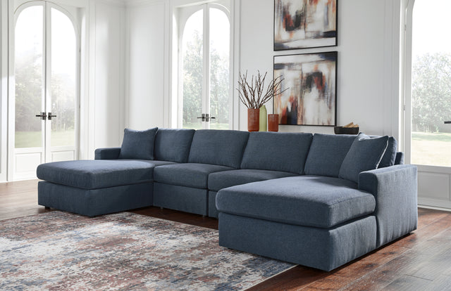 Furniture City Houma - Ashley Furniture - Modmax 4-Piece Sectional with Chaise - RAF 4-Piece Sectional with Chaise / Granite - 92104S19