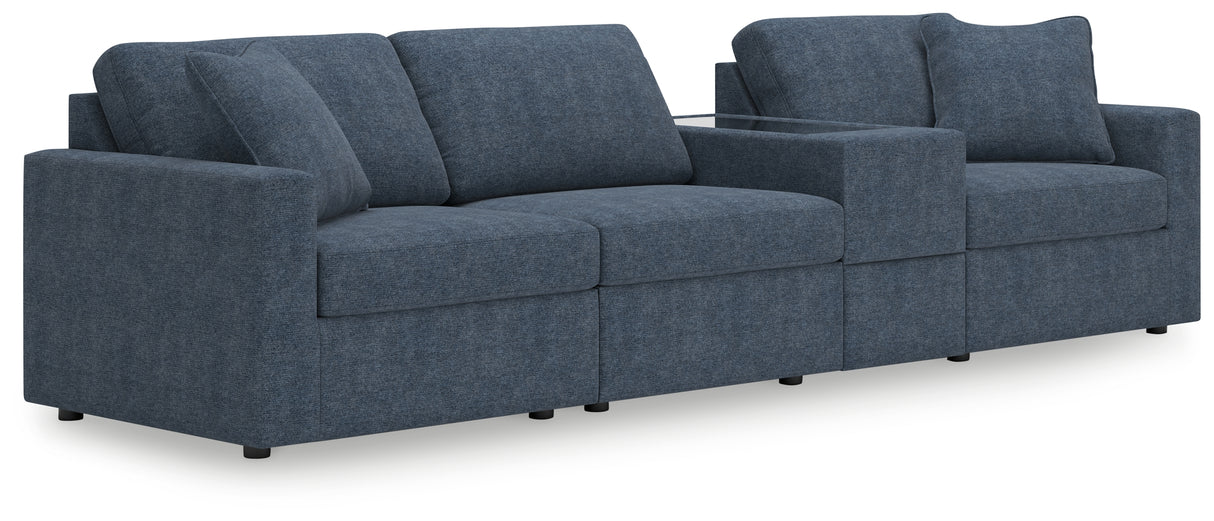 Furniture City Houma - Ashley Furniture - Modmax 4-Piece Sectional - RAF 4-Piece Sectional / Ink - 92121S29