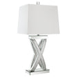 Furniture City Houma - Coaster - Dominick 31-inch Tapered Mirrored Acrylic Table Lamp Silver - 923289
