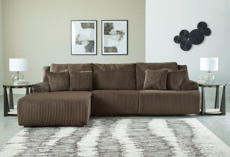 Furniture City Houma - Ashley Furniture - Top Tier 3-Piece Sectional Sofa Chaise - 3-Piece Sectional Sofa Chaise - 92705S7