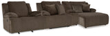 Furniture City Houma - Ashley Furniture - Top Tier 3-Piece Sectional and Recliner - 3-Piece Sectional and Recliner - 92705U1