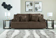 Furniture City Houma - Ashley Furniture - Top Tier 2-Piece Sectional Loveseat - 2-Piece Sectional Loveseat / Chocolate - 92705S9