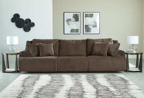 Furniture City Houma - Ashley Furniture - Top Tier 3-Piece Sectional Sofa - 3-Piece Sectional Sofa / Chocolate - 92705S8