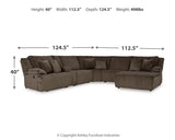 Top Tier 6-Piece Reclining Sectional with Chaise