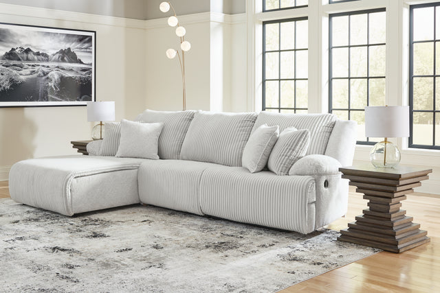 Furniture City Houma - Ashley Furniture - Top Tier 3-Piece Reclining Sectional Sofa Chaise - 3-Piece Reclining Sectional Sofa Chaise - 92706S7