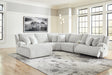 Furniture City Houma - Ashley Furniture - Top Tier 6-Piece Reclining Sectional with Chaise - 6-Piece Reclining Sectional with Chaise / Chocolate - 92705S2