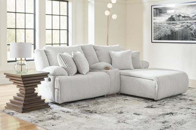 Furniture City Houma - Ashley Furniture - Top Tier Sectional - 3-Piece Sectional Chofa / Alloy - 92706S10
