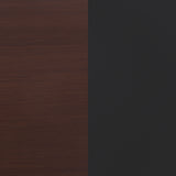 Zimmerlee 2-drawer Side Table with Shelf Rust Brown