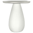 Furniture City Houma - Coaster - Perth 20-inch Side Table with Cloud-Shaped Top Off White - 930616