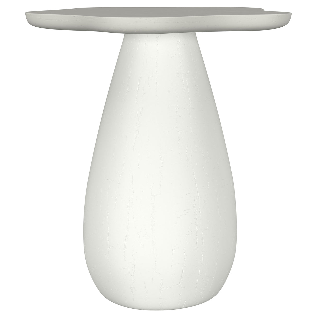 Furniture City Houma - Coaster - Perth 20-inch Side Table with Cloud-Shaped Top Off White - 930616
