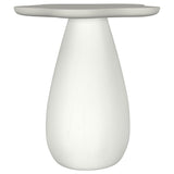 Furniture City Houma - Coaster - Perth 20-inch Side Table with Cloud-Shaped Top Off White - 930616