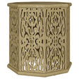 Furniture City Houma - Coaster - Torres Octagonal Solid Mango Wood Side Table Natural Brown - 931148