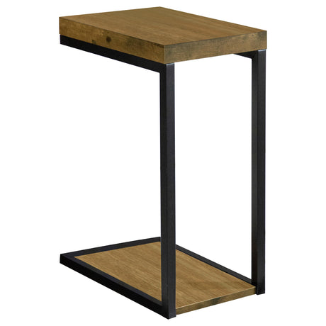 Furniture City Houma - Coaster - Beck Engineered Wood C-Shape Sofa Side Table Antique Nutmeg - 931246