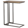 Furniture City Houma - Coaster - Rudy C-Shaped Side Table with Power Outlet Antique Brown - 935871