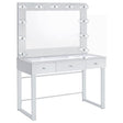 Furniture City Houma - Coaster - Umbridge 3-drawer Vanity Set with Lighting Chrome and White - 935934