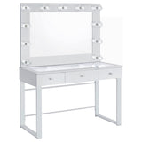 Furniture City Houma - Coaster - Umbridge 3-drawer Vanity Set with Lighting Chrome and White - 935934